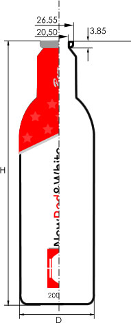 Aluminium Bottle width=